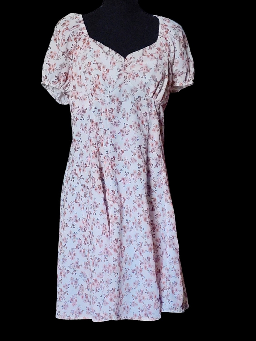 No Boundaries Pink Floral Midi Dress